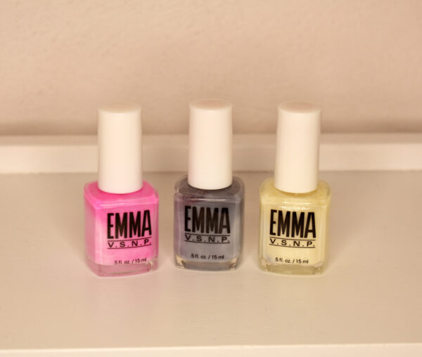 Emma polish set  - 3 for $5: Pink/Gray/Pearl